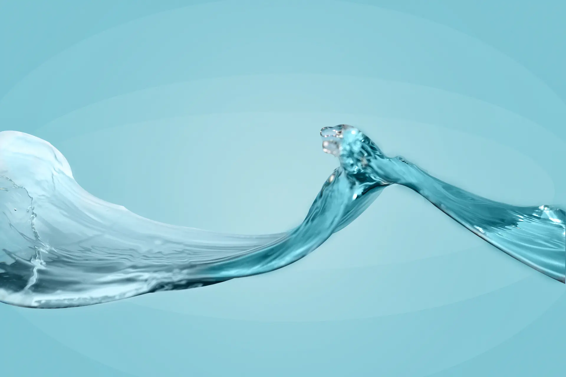 Water flowing from a well system